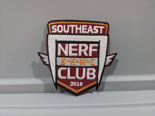 "Southeast Nerf Club" (SENC) Iron On Patches